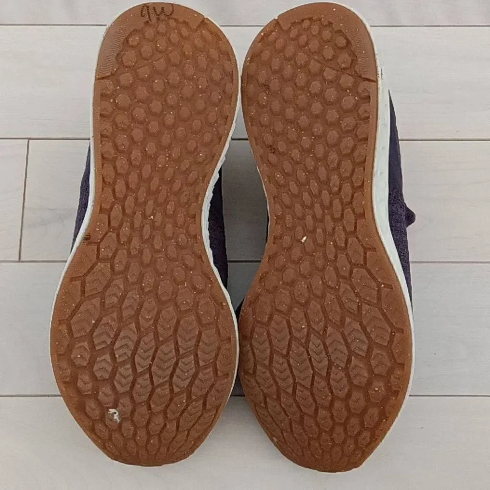 New Balance Women's Gray Fresh Foam Cruz Purple Knit Gum Running Shoes Size 7.5